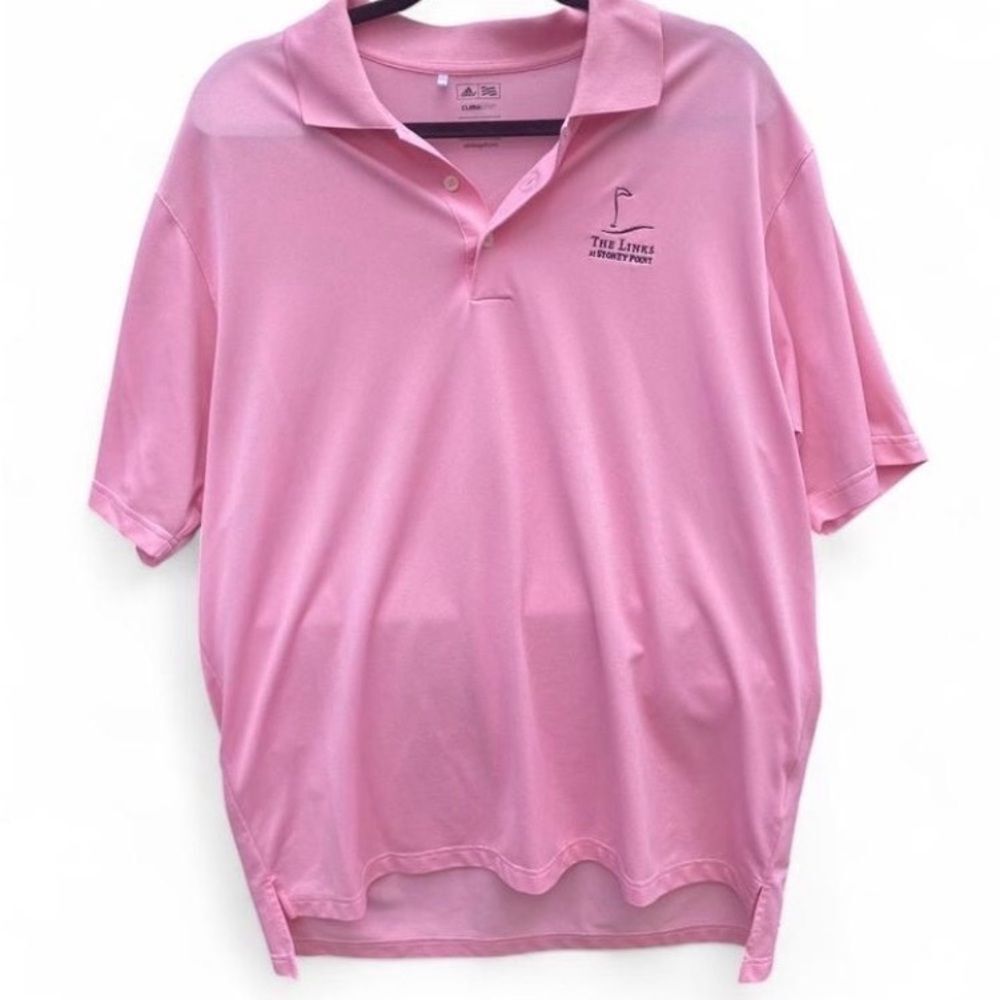 adidas golf Light Pink Polo Shirt